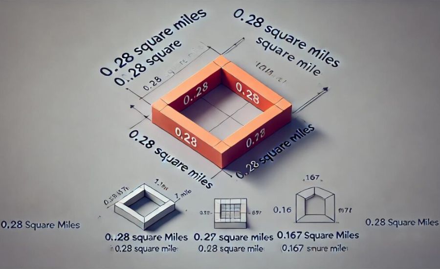 0.028 Sq Mile